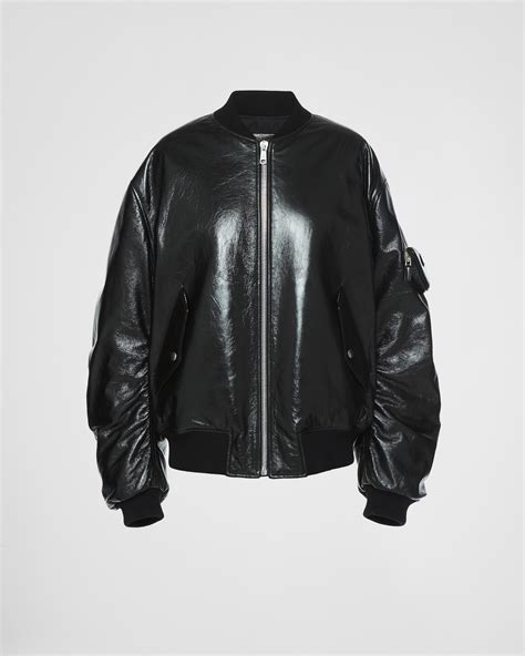 prada nappa bomber jacket